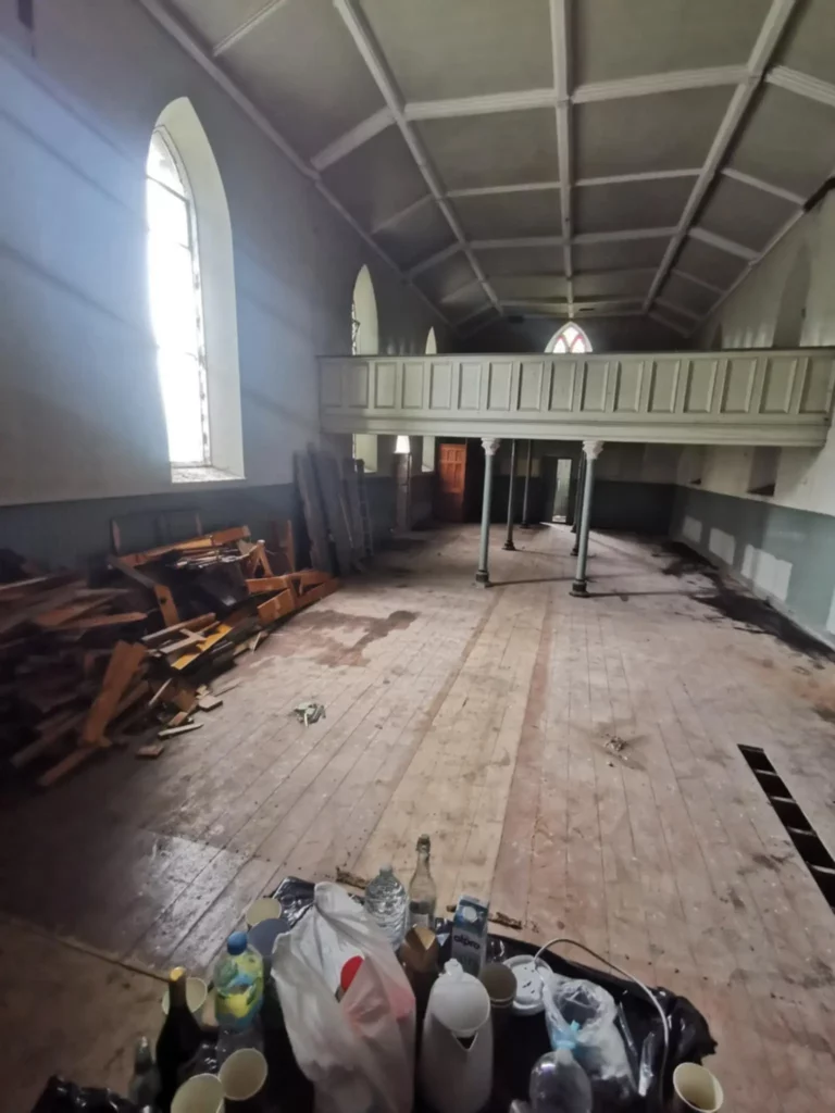 Radovi na renoviranju ckrve u Moringtonu