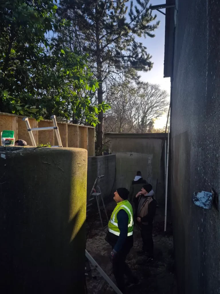 Radovi na renoviranju ckrve u Moringtonu